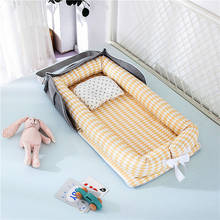 Newborn Fence Bassinet with Storage Bag Portable Baby Cirb Playpen Nest Infant Cradle 2024 - buy cheap