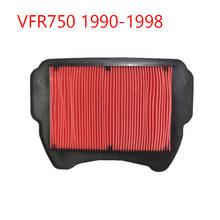 Filtro de aire para motocicleta, limpiador de admisión para Honda VFR750, VFR 750, 1990-1998 2024 - compra barato