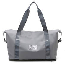 Saco de viagem de bagagem de moda feminina bolsa de bagagem impressão sacos de viagem duffle estilo coreano saco de viagem dobrável pt1063 2024 - compre barato