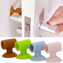 1Pc Suction Cup Type Anti-Collision Door Stopper Silicone Door Handle Silencer Protection Pad Suction Cup Type Silent Door Cover