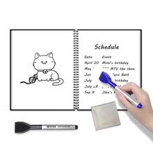 Whiteboard Book A6 A4 Smart Notebook Dry Reusable Memo Pad Mini Portable Office Message Board Kids Gift Notepad with Pen 2024 - buy cheap