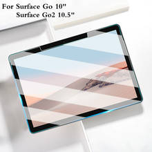 Película protetora de vidro temperado 9h ultra fina, para microsoft surface go 2 2020, 10.5 ", superfície go 10", tablet 2024 - compre barato