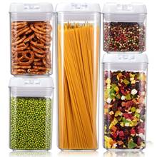 Kitchen Refrigerator Noodle Box Draw Cereal Container Lid Plastic Container Food Storage Crisper Kitchen Storage Jars containers 2024 - buy cheap