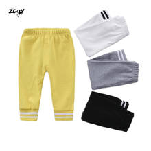 Fashion Striped Toddler Pants Girls Autumn Spring Leggings Unisex Boys Casual Pants Elastic School Kids Trousers for 3M-5 Year 2024 - buy cheap