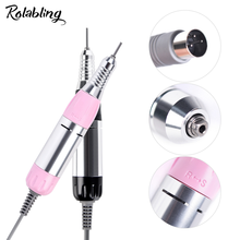 30000RPM Nail Drill Handle Handpiece for Electric Nail Drill Machine Manicure Nail File Polish Grinding Pen Pink & Black 2024 - buy cheap