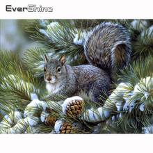 Evershine 5D Diamond Painting Animals Squirrel Diamond Embroidery Full Square Diamond Mosaic Cross Stitch Landscape Home Decor 2024 - buy cheap