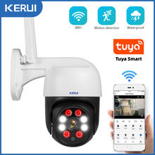 Kerui-câmera de segurança residencial externa, 1080p, 3mp, ptz, wi-fi, ip, sem fio, zoom digital de 4x, câmera speed dome, cctv, vigilância por vídeo 2024 - compre barato