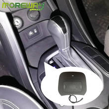 Carregador sem fio para carro 10w, placa de carregamento rápido para hyundai grand santa fe ix45 2015 2018 qi iphone 12 2024 - compre barato