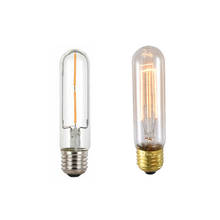 2pcs/lot E27 Edison Bulb 2W 4W T125 Vintage Retro Short Test Tube Tubular LED Bulbs Incandescent Tungsten Bulb for Antique Lamp 2024 - buy cheap