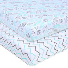 Newborn Crib Sheet 100& Cotton Infant Baby Bed Sheet Knitted Fitted Sheets Boys Girls  Baby bedding set Cot Bed Clothes 130*70cm 2024 - buy cheap
