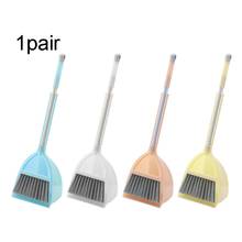 Kids Mini Broom Dustpan Set Toddlers Children Pretending Play Toys Household Cleaning Tool for Girls Boys 2024 - buy cheap