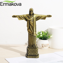 Металлическая бразильская Статуэтка ERMAKOVA, редуктор Иисуса, статуэтка Христа, редуктор, подарок, домашний декор 2024 - купить недорого