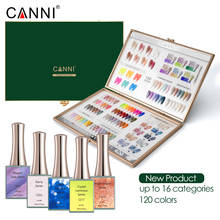 CANNI Nail Gel Polish Kit Wholesale Price 16ml For Nail Salon Used Milky Rose Jelly Effect Neon Fluorescence Diamond Sparkle Gel 2024 - buy cheap