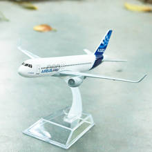 Airbus a320 protótipo de aeronaves modelo 6 polegadas aviação metal diecast decoração do escritório em casa brinquedos em miniatura 2024 - compre barato