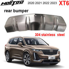 HOT stainless steel bumper cover protection skid plate for Cadillac XT6 XT5 2020 2021 2022.real ISO9001 quality,protect your car 2024 - buy cheap