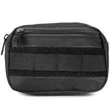 Molle bolsa tática militar de bolso, bolsa médica multifunções organizador de bolso pequena bolsa de cintura exército nylon 2024 - compre barato