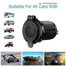 1 pcs Cigarette Lighter Socket 12V Waterproof Car Boat Motorcycle Cigarette Lighter Sockets Power Plug Outlet 2024 - buy cheap