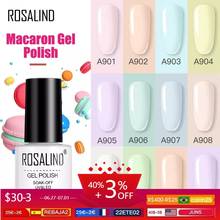 ROSALIND Gel Varnishes Gel Nail Polish For Manicure Varnish Hybrid Semi Permanent Top Base Of Nails Macaron Gel Polish 2024 - купить недорого