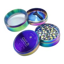 50mm Big Grinder Weed Ice Blue Color Beautiful Weed Grinder Accessories 2024 - buy cheap