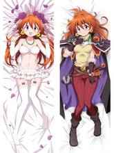 Японское аниме Otaku Dakimakura slinks lina, наволочка для тела Dakimakura, обнимающая наволочка для тела 2024 - купить недорого