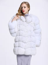 ZADORIN Luxury Solid Long Sleeve Furry Faux Fox Fur Coat Fluffy Jacket Parka Winter Warm Women Streetwear Female Coats 2024 - buy cheap