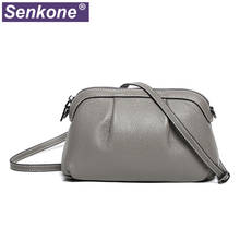 100% Genuine Leather Lady Shoulder Bags Women Messenger Bags Small  Hobos Bags Girls Small Handbag Women Crossbody Bag Gray 2024 - buy cheap