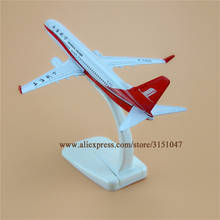 Модель самолета из сплава металла, модель самолета, литая под давлением, 16 см, авиакомпания Шанхай эйрлайнз Боинг 737 B737 2024 - купить недорого