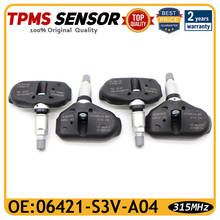 Автомобильный датчик контроля давления в шинах TPMS 06421-S3V-A04 для ACURA MDX RL TL 2004-2008 06421S3VA04 315 МГц 2024 - купить недорого