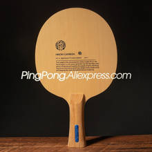 Original sanwei hc6s hino-raquete de lâmina de tênis de mesa de carbono (peso leve, 3 + 2 hinoki carbono fora +) HC-6S ping pong bat paddle 2024 - compre barato