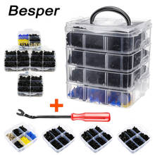 Besper Auto Fastener Clip Car Body Push Retainer Pin Rivet Bumper Door Trim Panel Retainer Fastener Kit Car Accessories 2024 - buy cheap