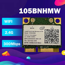 Wifi карта для intel Centrino Wireless-N105 105BNHMW 150 Мбит/с Половина мини PCI-e WLAN Беспроводная карта 2024 - купить недорого