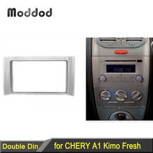 Double 2 Din Car Radio Fascia for Chery Kimo A1 2007+ Stereo Dash Kit Fit Installation Trim Facia Face Plate Panel DVD Frame 2024 - buy cheap