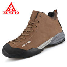 HUMTTO Men and Women Hiking Boots Winter Warm Snow Boots Outdoor Waterproof Mountain Climb Trekking Shoes Couples Hiking Sneaker 2024 - buy cheap