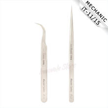 High precision tweezers iT-11 Straight pointed iT-15 Curved head special clamping tool for mobile phone camera jewelry repair 2024 - buy cheap