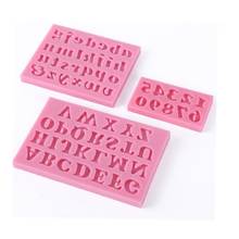 DIY Number letter Fondant Silicone Mould Cake Decoration Sugar Tools Baking Sugarcraft chocolate clay Mold 2024 - buy cheap