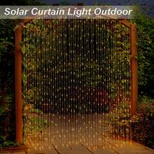 3M LED Solar Curtain Light Outdoor Waterproof Fairy String Light Garland for Garden Patio Tree Christmas Decoration Solar Lamp 2024 - buy cheap