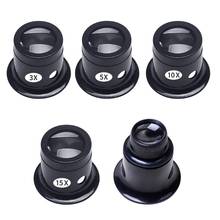 3X 5X 10X 15X 20X Eye Loupe Magnifier Jewelry Watchmakers Repair Tool Monocular Glass Magnifier Watch Jewelry Repair Lens 2024 - buy cheap