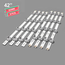 New 8pcs/set LED strip Replacement for LiG LC420DUE 42LB5500 42LB5800 42LB560 INNOTEK DRT 3.0 42inch A B 6916L-1710B 6916L-1709B 2024 - buy cheap