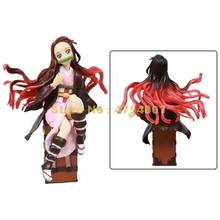 Anime kimetsu no yaiba nezuko 1th figura de ação coleção pvc modelo 17cm brinquedo 2024 - compre barato