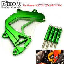 BJMOTO For Kawasaki Z750 Z800 2013-2016 Motorcycle Front Sprocket Cover Panel Left Engine Guard Chain Cover Protection 2024 - buy cheap