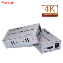 Receptor extensor HDMI 4K sobre Cat5e/Cat6 RJ45, extensor HDMI 1080P 120m, interruptor extensor HDMI para PC, DVD, PS4, HDTV 2024 - compra barato