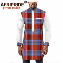 Ropa africana para hombre, abrigos Dashiki, Chaqueta larga con estampado, Blazer ajustado, ropa Tribal de talla grande A1914006, 2020 2024 - compra barato