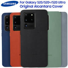 Samsung couro de camurça original cabido caso protetor para samsung galaxy s20 plus s20 ultra s20 caso de telefone protetor 2024 - compre barato
