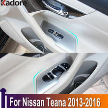 Capa de botão para nissan teana, com elevador de janela, apoio de braço e armação, acessório interior, para os modelos 2016, 2015, 2014 e 2013 2024 - compre barato