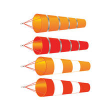 150cm Windsock Reflective Outdoor Weathercock Wind Direction Measurement Waterproof Oxford Cloth For Meteorology Chemicals