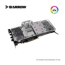 Barrow Full coverage GPU water block for VGA GAMER RTX2070/Gainward 2070, 5V ARGB 3PIN Motherboard AURA SYNC BS-GAH2080-PA2 2024 - buy cheap
