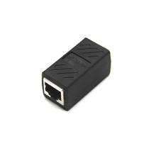Цветной Женский сетевой разъем LAN адаптер переходник удлинитель RJ45 Ethernet кабель удлинитель конвертер 2024 - купить недорого