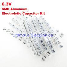 140Pcs/Lot 9values 22uF-1500uF 6.3V SMD Aluminum Electrolytic Capacitor Assorted Kit Set Samples Kit 2024 - buy cheap