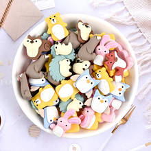 20Pcs Resin Cartoon Animals Decoration Craft Flatback Cabochon Scrapbooking for Hair Bow Center Embellishments DIY Accessories 2024 - buy cheap