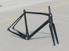 Marco de grava con eje pasante, estructura de carbono mate UD, para bicicleta de carreras, con freno de disco y horquilla 2024 - compra barato